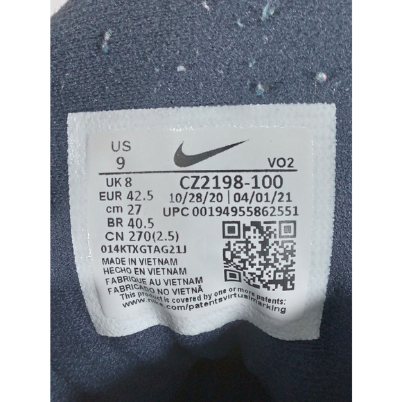 Nike Mens Air Total Max Uptempo Men 9 White Navy Shoes Sneakers SCZ2198-100 - Picture 15 of 16